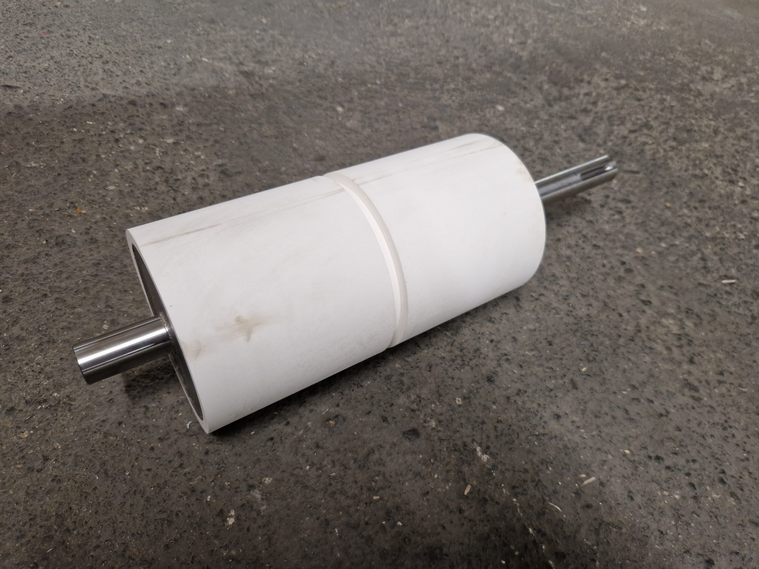 Umlenkrolle in weiß